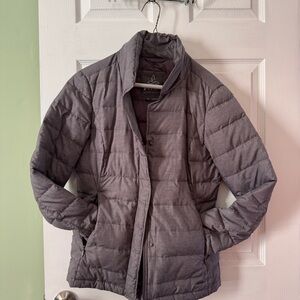 Women's Gray Quilted Jacket